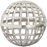 McNally Orb Sculpture in Nickel Aluminum