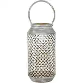 Rawmarsh Lantern in Aged Silver Iron