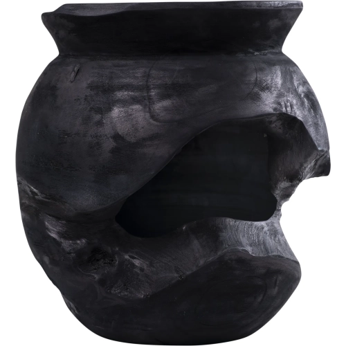Ross Vessel in Ebonized Black Suar Wood
