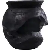 Ross Vessel in Ebonized Black Suar Wood