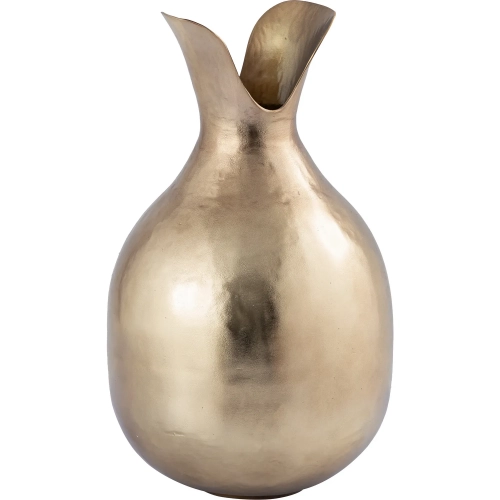Shaffer Vase in Brass Aluminum