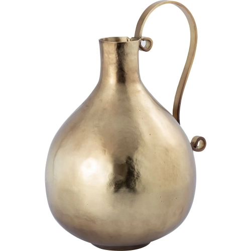 Shaffer Vase in Brass Aluminum