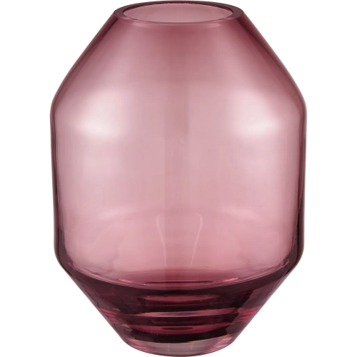 Sofia Vase in Maroon Glass