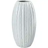 St. Croix Vase in Gloss White Fiberglass