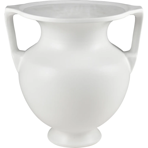 Tellis Vase in White Ceramic
