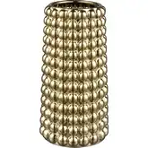 Theo Vase in Gold Ceramic