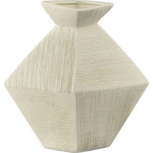 Tripp Vase in Ivory Ceramic