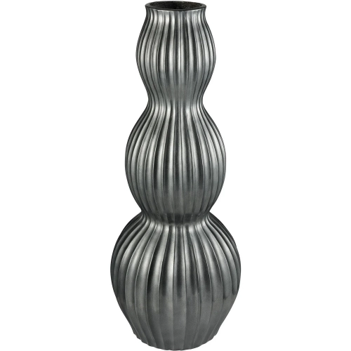 Vistula Planter in Pewter in Pewter Fiberglass
