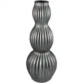 Vistula Planter in Pewter in Pewter Fiberglass