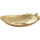Walton Decorative Bowl in Gold Steel