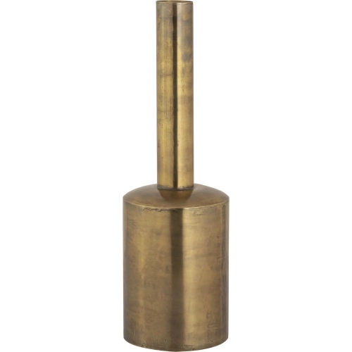 Tucker Vase 2 Piece Set in Antique Gold Iron