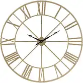 Pimlico Wall Clock in Gold Iron