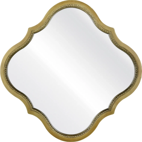Calgary Moroccan Mirror in Brass