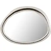 Hendricks Mirror in Polished Nickel Aluminum