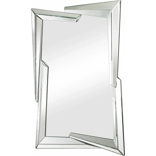 Juxtaposed Angles Wall Mirror