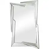 Juxtaposed Angles Wall Mirror
