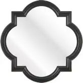 Ogee Mirror in Black MDF