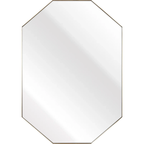 Teddy Wall Mirror in Brass Aluminum