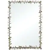 Violetta Mirror in Polished Nickel