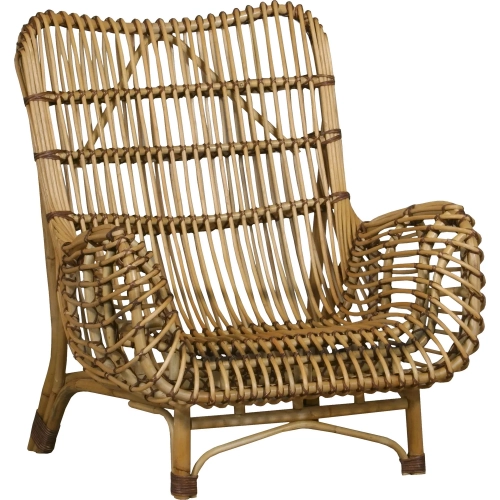 Osca Accent Chair in Natural Rattan