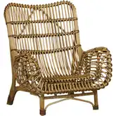 Osca Accent Chair in Natural Rattan
