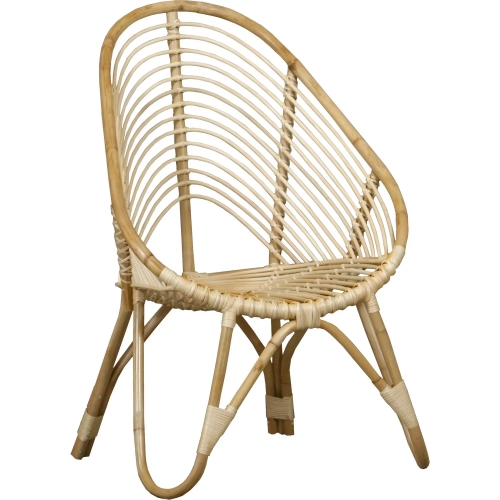 Rendra Accent Chair in Natural Rattan