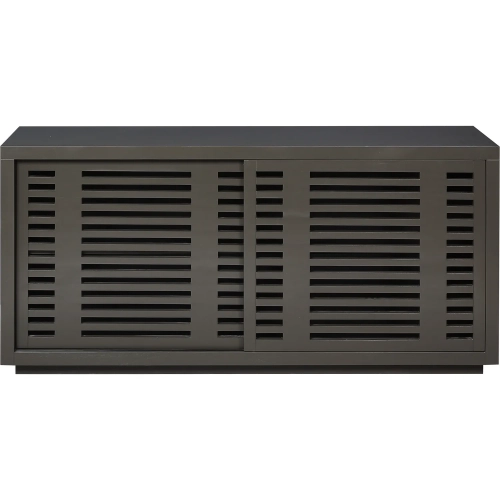 Calamar 66" TV Stand Credenza in Urban Bronze Mahogany Wood