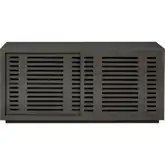 Calamar 66" TV Stand Credenza in Urban Bronze Mahogany Wood