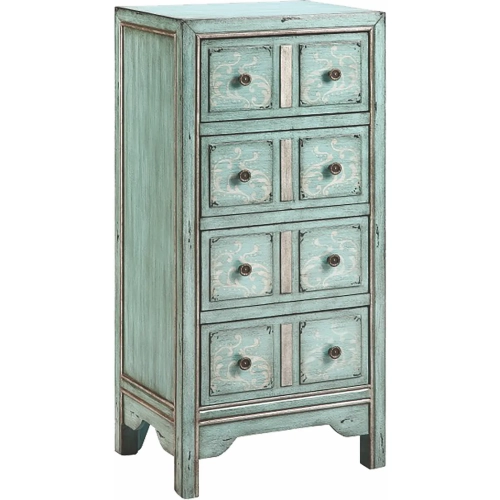 Evelyn Chest in Blue Mahogany Wood