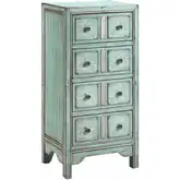 Evelyn Chest in Blue Mahogany Wood