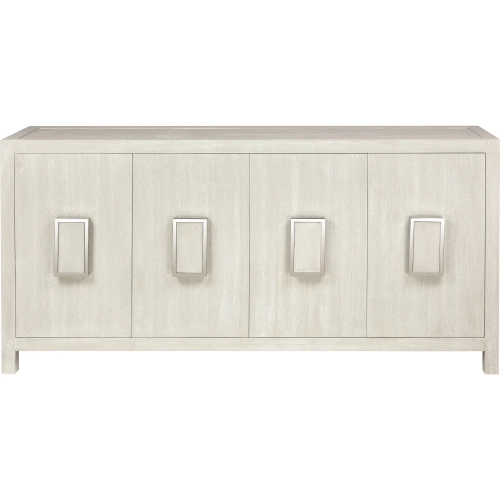 Hawick Credenza in Weathered White Wood Veneer