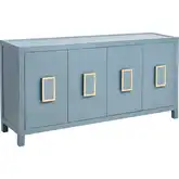 Hawick Credenza in Aged Blue Wood Veneer