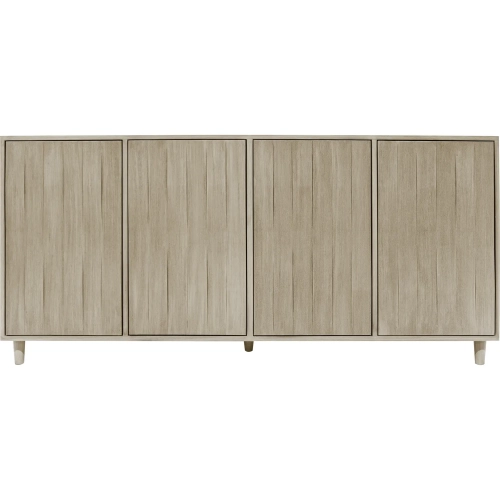 Lunan Bay Credenza in Gray Wash Pine