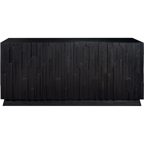 Minato Credenza in Shou Sugi Ban Black Mahogany