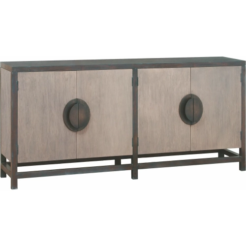 Mula Credenza in Gray Wash Mahogany Wood