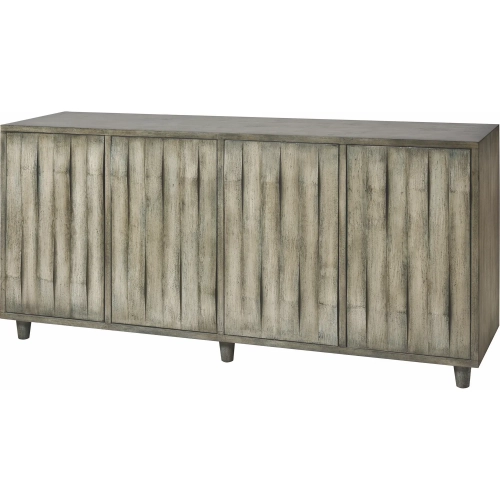 Seychelles Credenza in Gray Rubber Wood