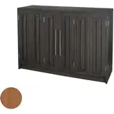 Teak Sideboard in Euro Teak & Dark Brown Metal