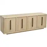 Yearling Credenza in Light Oak Finish Wood