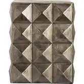 Brady Accent Side Table in Bronze Aluminum