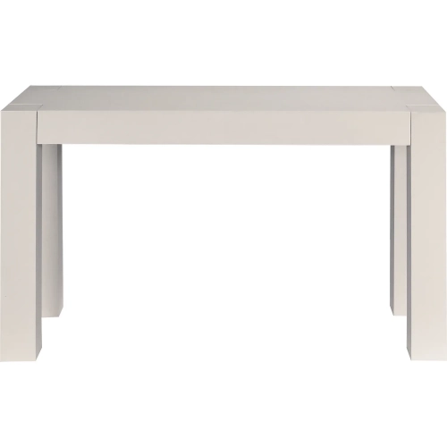Calamar Console Table in Shoji White Mahogany Wood