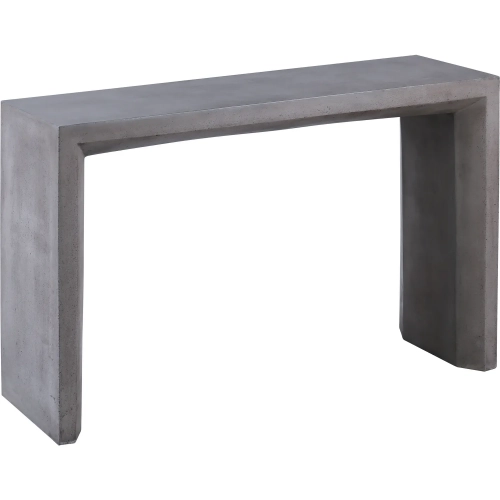 Chamfer Console Table in Polished Concrete