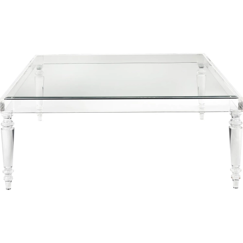 Jacobs Square Coffee Table in Clear Acrylic