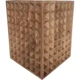 Marcus Accent Side Table in Honey Natural Mango Wood