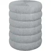 Sawyer Accent Side Table in Pale Blue Seagrass