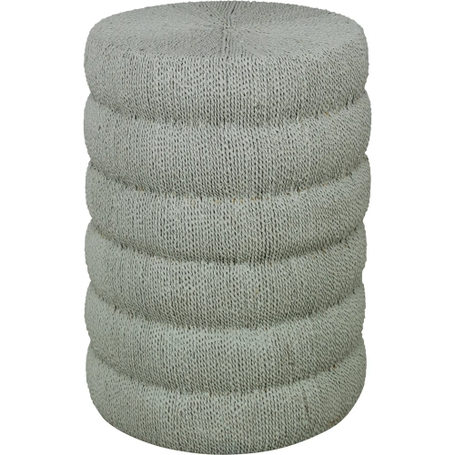 Sawyer Accent Side Table in Light Green Seagrass