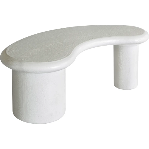 Stella Coffee Table in Plaster White Polished Concrete