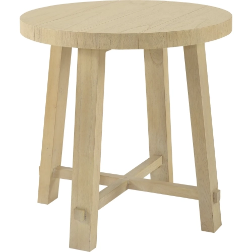 Sunset Harbor Accent Side Table in Sandy Cove Finish Wood