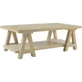 Sunset Harbor Coffee Table in Sandy Cove Finish Wood