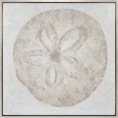 Coastal I Framed Canvas Painting Wall Art in Neutrals