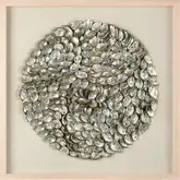 Natural Treasures Wall Art in Natural Shell, Wood & Glass